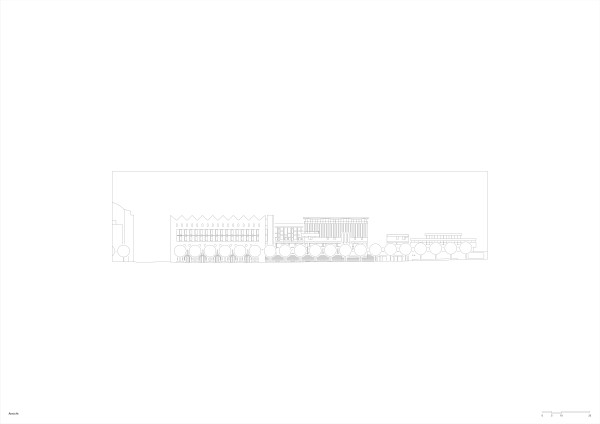 Vorfeld Württembergische Landesbibliothek - Boulevard, Freitreppe und Platz mit Fitz-Faller-Brunnen